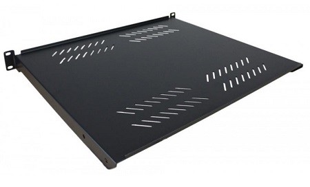 Bandeja 19" fija 400 mm 1U rack fijación frontal