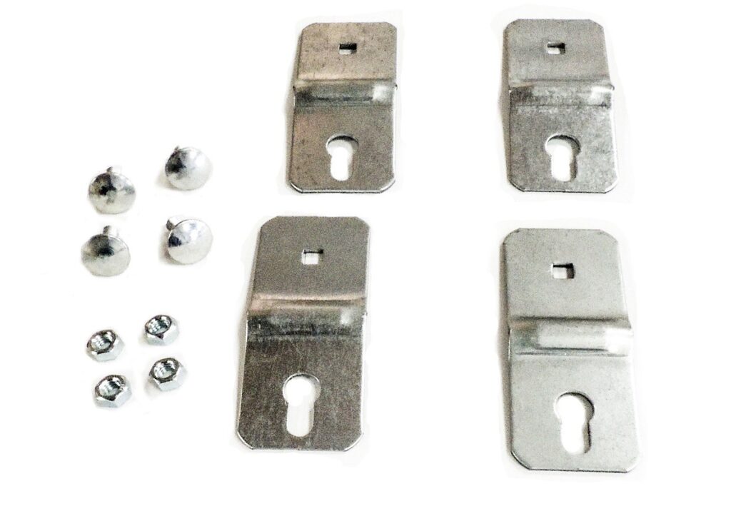 Orejetas fijación pared para rack mural IP Kit 4 uds