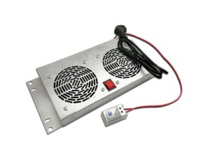 Unidad de ventilación rack mural IP dos ventiladores con termostato
