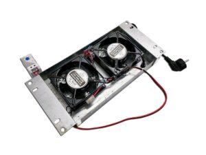 Unidad de ventilación rack mural IP dos ventiladores con termostato