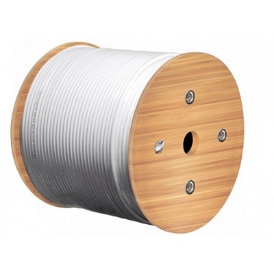 Bobina cable Cat.6A UTP DCA 305 m blanco