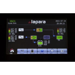 Sai trifásico 30000VA 30kVA LCD Táctil 3F -3F Lapara