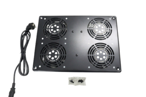 Unidad de ventilación rack cuatro ventiladores con termostato