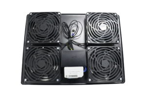 Unidad de ventilación rack cuatro ventiladores con termostato