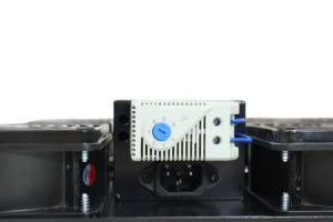 Unidad de ventilación rack cuatro ventiladores con termostato