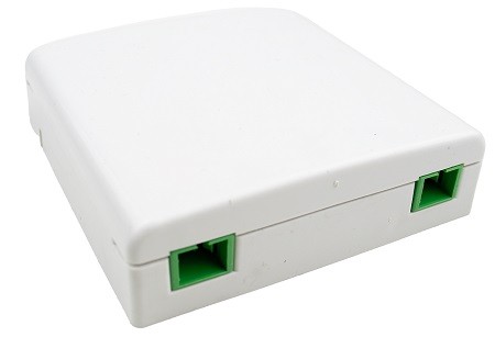 Roseta de fibra óptica con 2 SC simplex