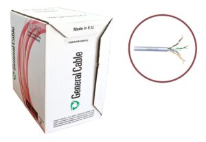Bobina Cat.6 UTP 305 m DCA blanco General Cable