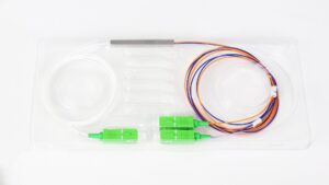 Splitter fibra óptica SM 1X SC APC a 2 X SC APC