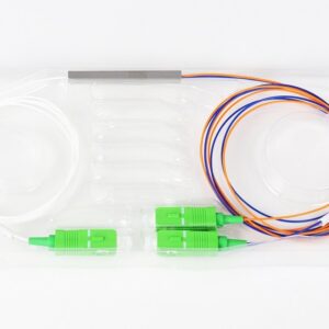 Splitter fibra óptica SM 1X SC APC a 2 X SC APC