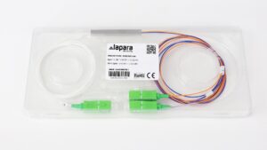 Splitter fibra óptica SM 1X SC APC a 2 X SC APC