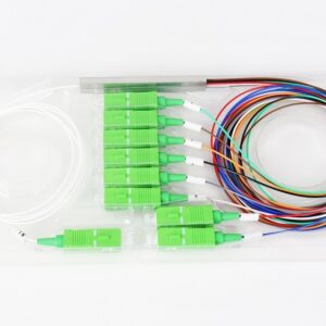 Splitter fibra óptica SM 1X SC APC a 8 X SC APC