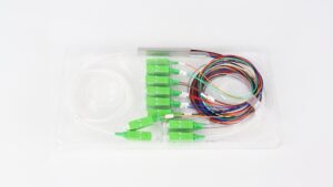 Splitter fibra óptica SM 1X SC APC a 16 X SC APC