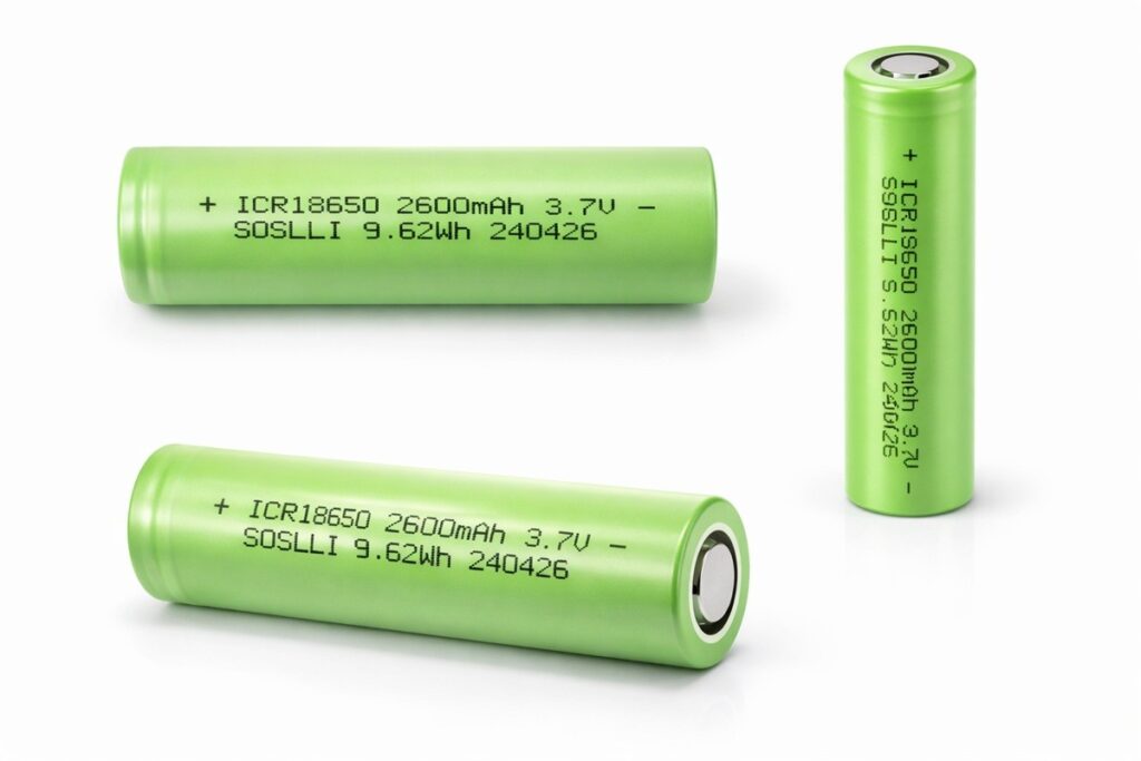 Batería de litio recargable 2600mAh y 3.7V