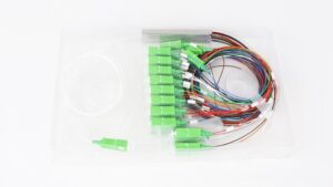 Splitter fibra óptica SM 1X SC APC a 32 X SC APC