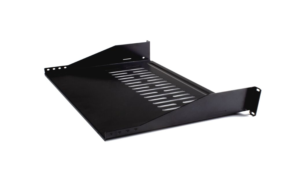 Bandeja rack 19" 300 mm 1U fijación frontal Lapara Networking
