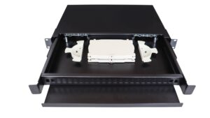 Bandeja fibra óptica extraíble 19" 24 SC simplex / LC dúplex (incl. 2 casetes)