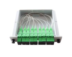 Caja de fibra óptica exterior IP-65 para 16 adaptadores SC simplex / LC dúplex