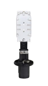 Caja empalme torpedo fibra óptica IP-68 24 fusiones