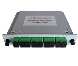 Splitter fibra óptica en cassette SC APC