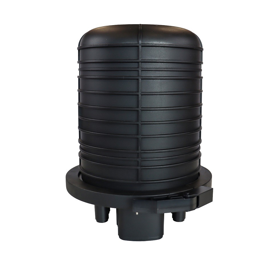 Caja empalme torpedo fibra óptica IP-68 288 fusiones