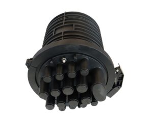 Caja empalme torpedo fibra óptica IP-68 288 fusiones