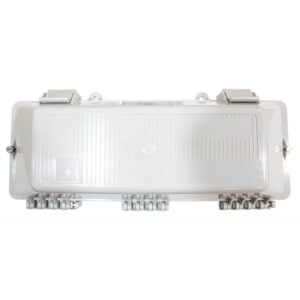 Caja empalme de fibra óptica exterior IP68 para 128 fusiones
