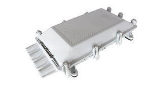 Caja empalme de fibra óptica exterior IP68 para 256 fusiones
