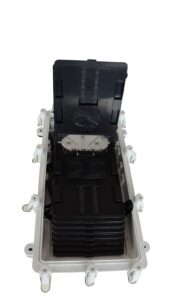 Caja empalme de fibra óptica exterior IP68 para 256 fusiones