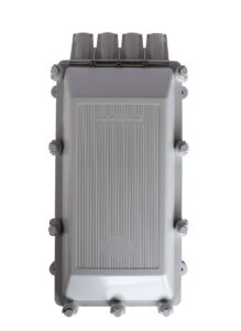 Caja empalme de fibra óptica exterior IP68 para 256 fusiones