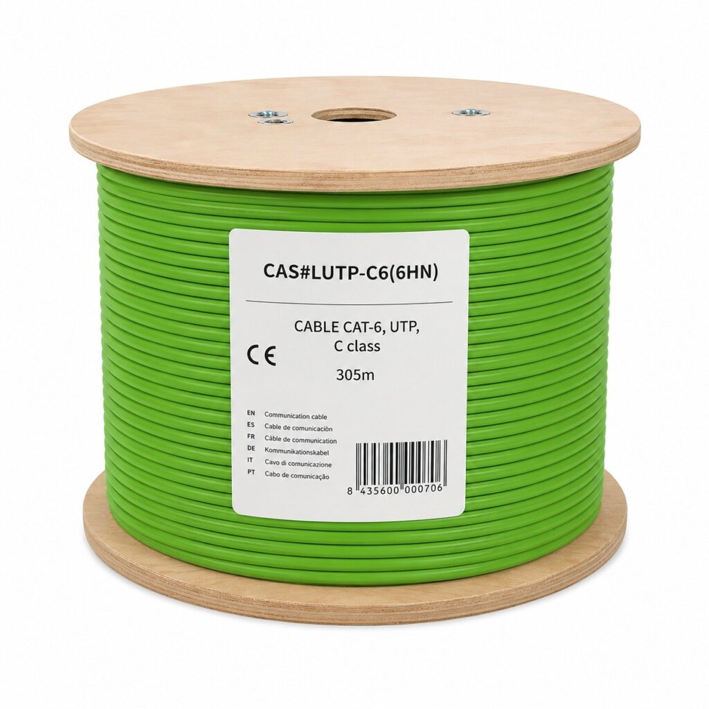 Cable Cat.6 U/UTP 305 m verde