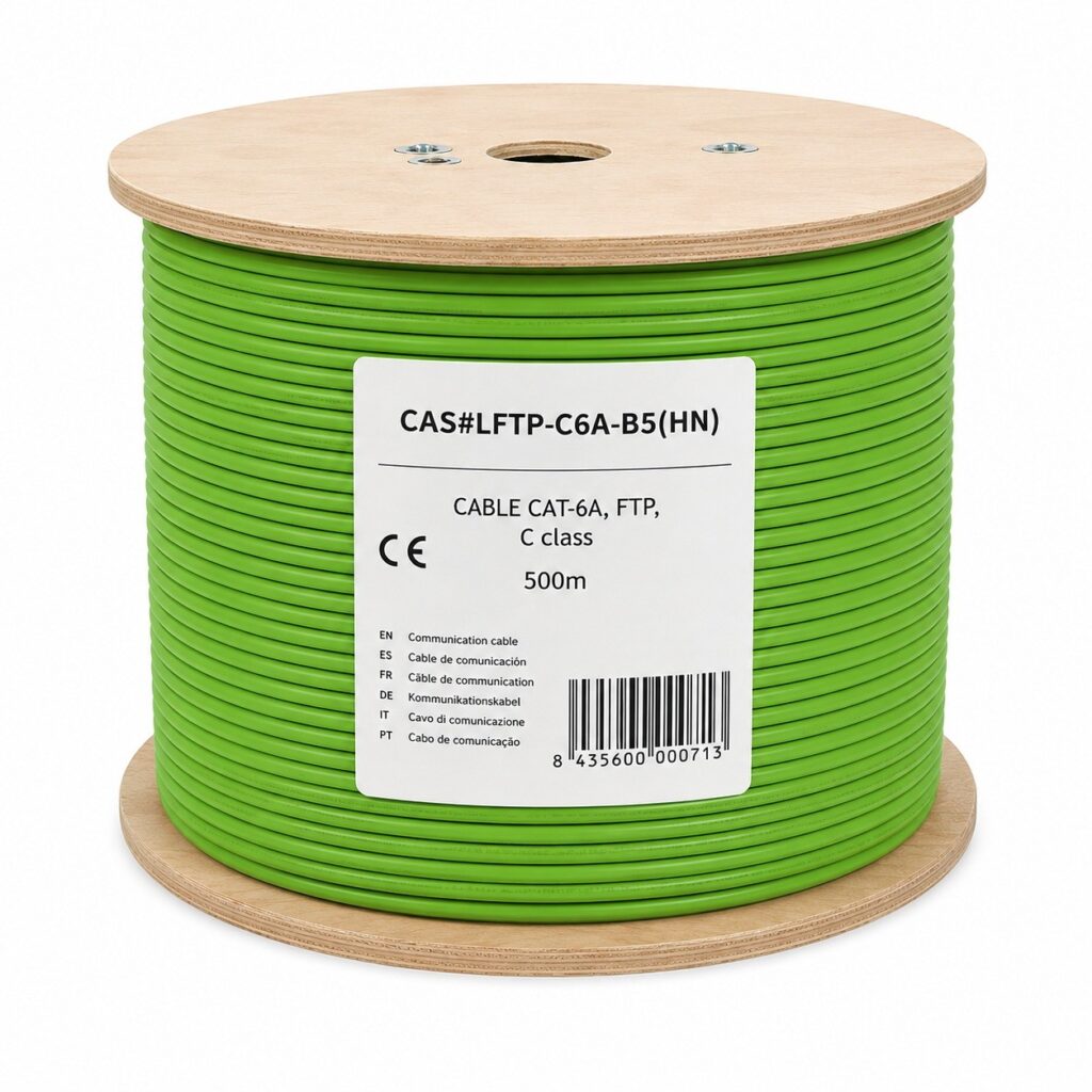 Cable Cat.6A FTP 500 m verde