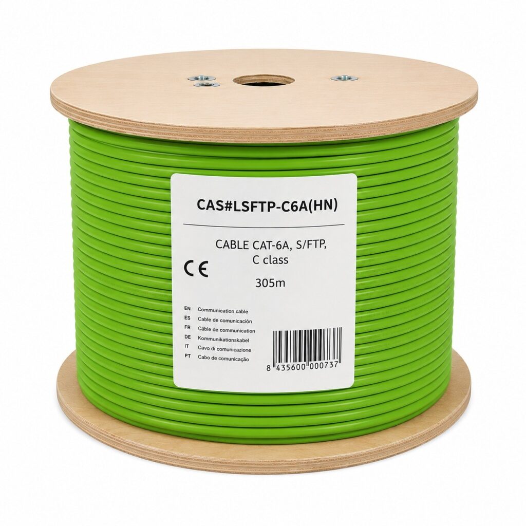 Cable Cat.6A S/FTP 305 m verde