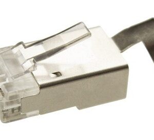 Conector macho RJ45 Cat.6A FTP con guía Lapara Networking 10 unds