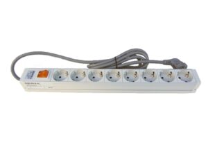 Regleta rack 19" 16A 8x tomas schuko con interruptor-t