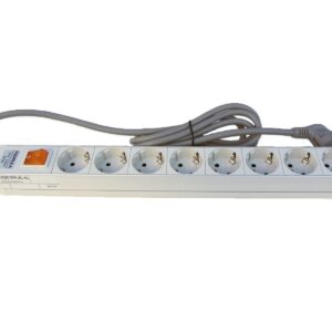 Regleta rack 19" 16A 8x tomas schuko con interruptor-t
