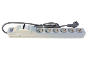 Regleta rack 19" 16A 6x tomas schuko con magnetotérmico
