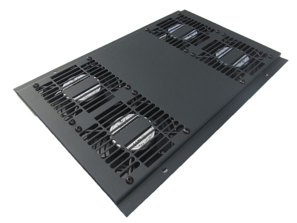 Unidad ventilación rack cuatro ventiladores bajo ruido