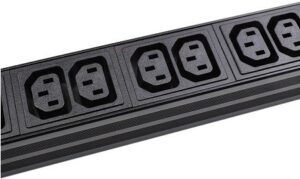 Regleta rack 19" 12 X IEC con interruptor Lapara Networking