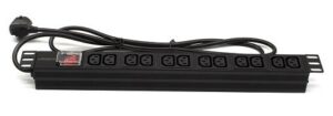 Regleta rack 19" 12 X IEC con interruptor Lapara Networking