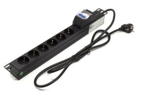 Regleta rack 19" 6 X Schuko con magnetotérmico Lapara Networking