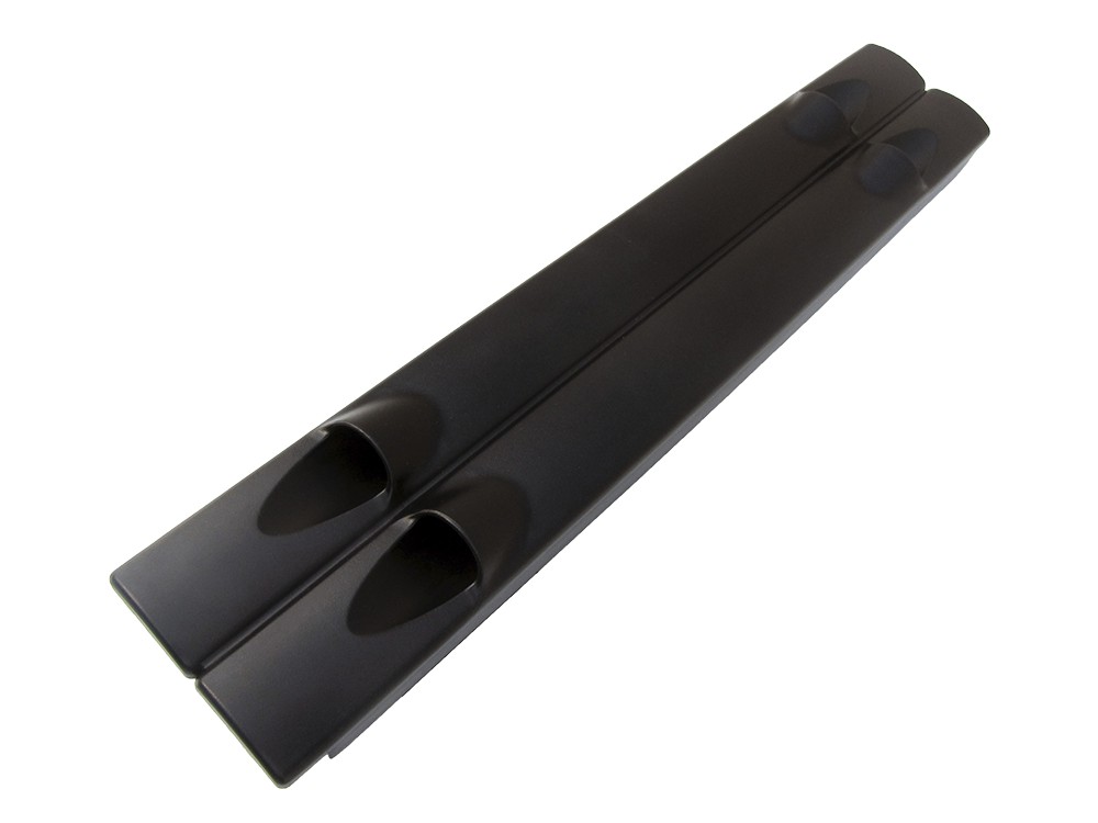 Tapa carátula ciega 2U sin tornillos rack 19"