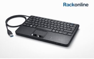 Teclado USB Touchpad para rack