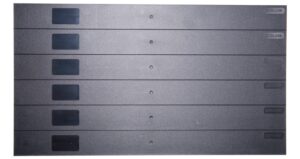 Tapa carátula ciega rack 19" 1U plástico kit 6 Und