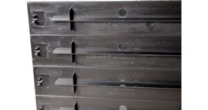 Tapa carátula ciega rack 19" 1U plástico kit 6 Und