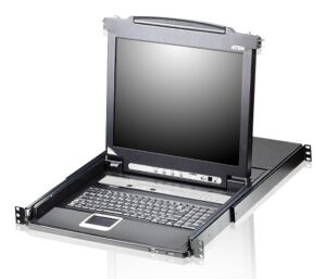 Consola KVM rack 19" LCD 17", 8 puertos VGA , USB/PS2, ATEN CL5708M