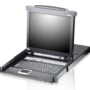Consola KVM rack 19" LCD 17", 8 puertos VGA , USB/PS2, ATEN CL5708M
