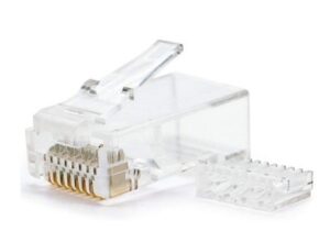 Conector macho RJ45 Cat.6 UTP con guía