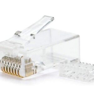 Conector macho RJ45 Cat.6 UTP con guía