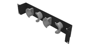 Bobina pasacables rack 19" kit 10 Unds