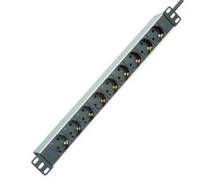 Regleta rack 19" 16A aluminio 9 x schuko